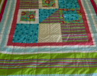 Green Quilt and Pillow Cases